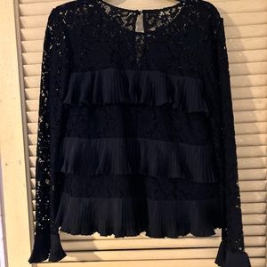 J. Crew lace blouse